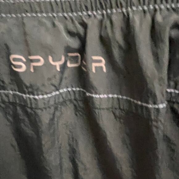 Spyder Active Skirt Size XL Pockets Attached Shorts Black Pull On - Picture 4 of 6
